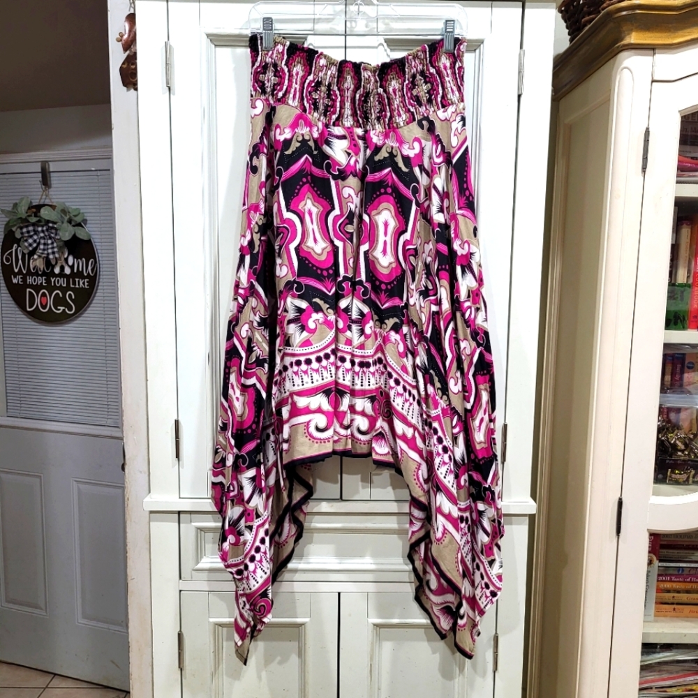 Kaktus high-low skirt